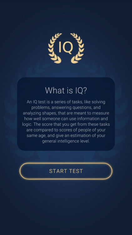 IQ Test with a Certificate