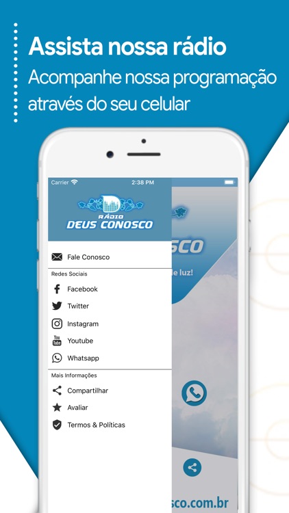 Web Rádio Deus Conosco.
