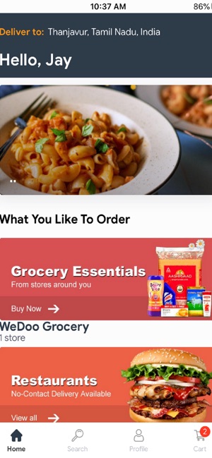 WeDoo - Online Food Delivery