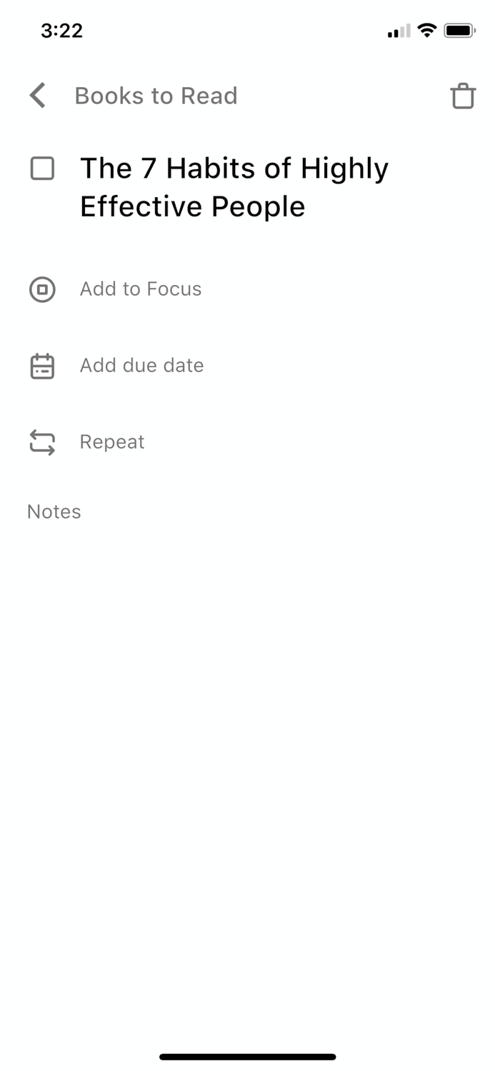 Focused To-Do Lists  Tasks