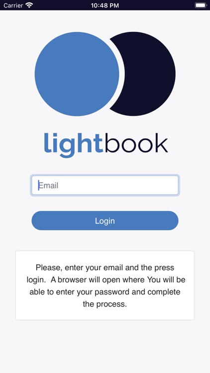 LightBook Personal App