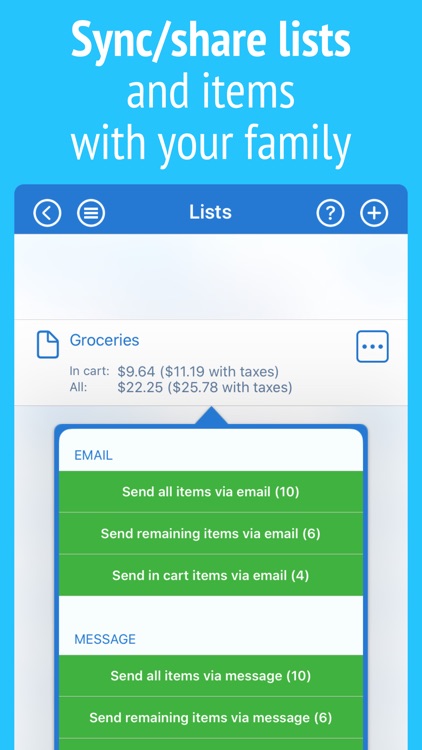 IntelliList - Shopping List screenshot-2