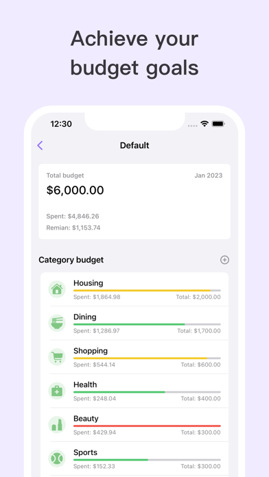 Bekke - Budget Planner Tracker screenshot 3