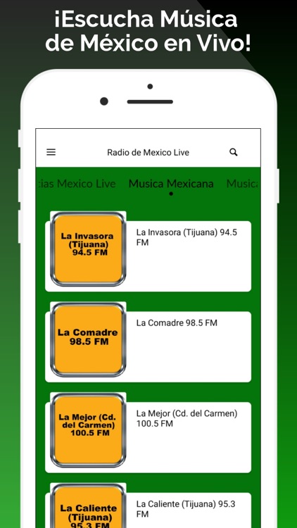 Radios de Mexico live screenshot-3