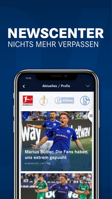 FC Schalke 04 - Offizielle App screenshot 4