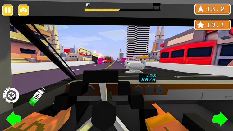 Blocky Car Racing Game screenshot-5