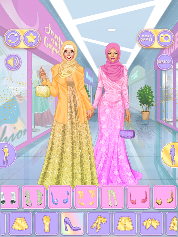 Pastel Sisters Dress Up Games screenshot 3