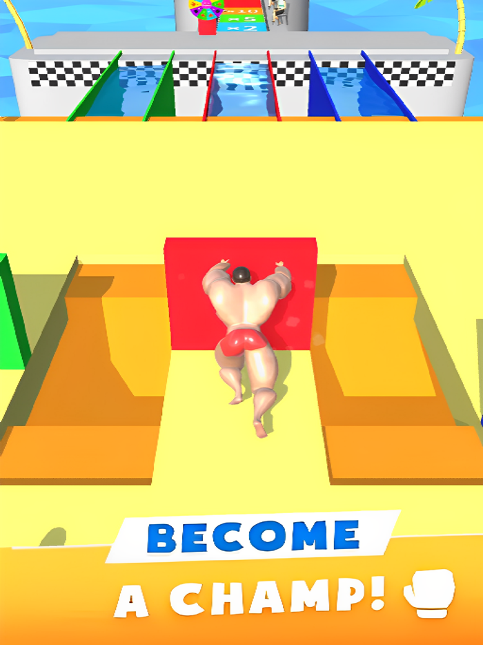 Muscle Racing WWE Body Run