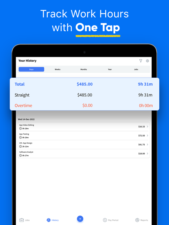 Workday Hours Tracker | App Price Drops