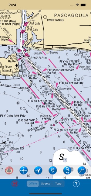 Mississippi-Alabama Marine Map(圖1)-速報App