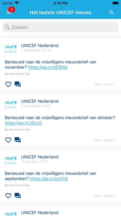 UNICEF Actienetwerk NL screenshot-4