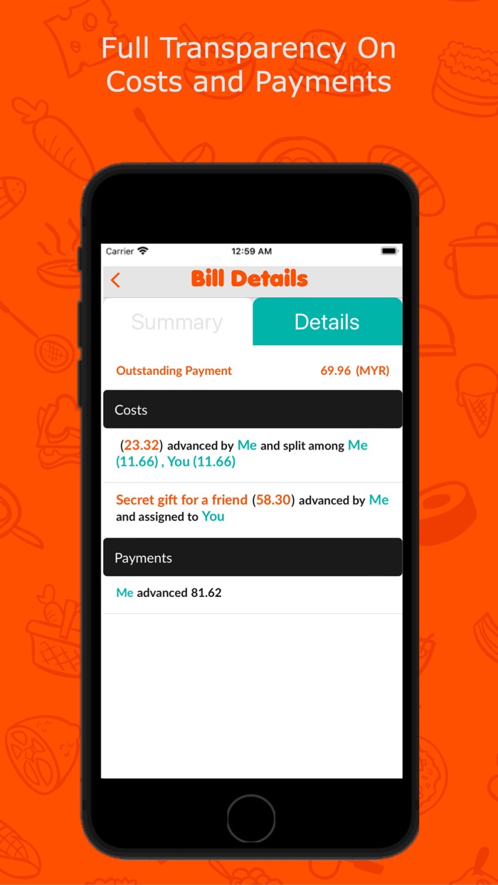Leasy App - Bill Splitter