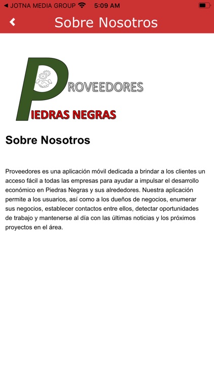 Proveedores Piedras Negras screenshot-3