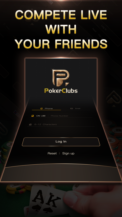 PokerClubs-Global Poker Game screenshot 3
