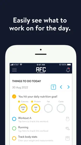 Game screenshot AFC Fitness Mobile apk