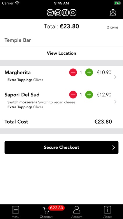 Sano Pizza screenshot-3