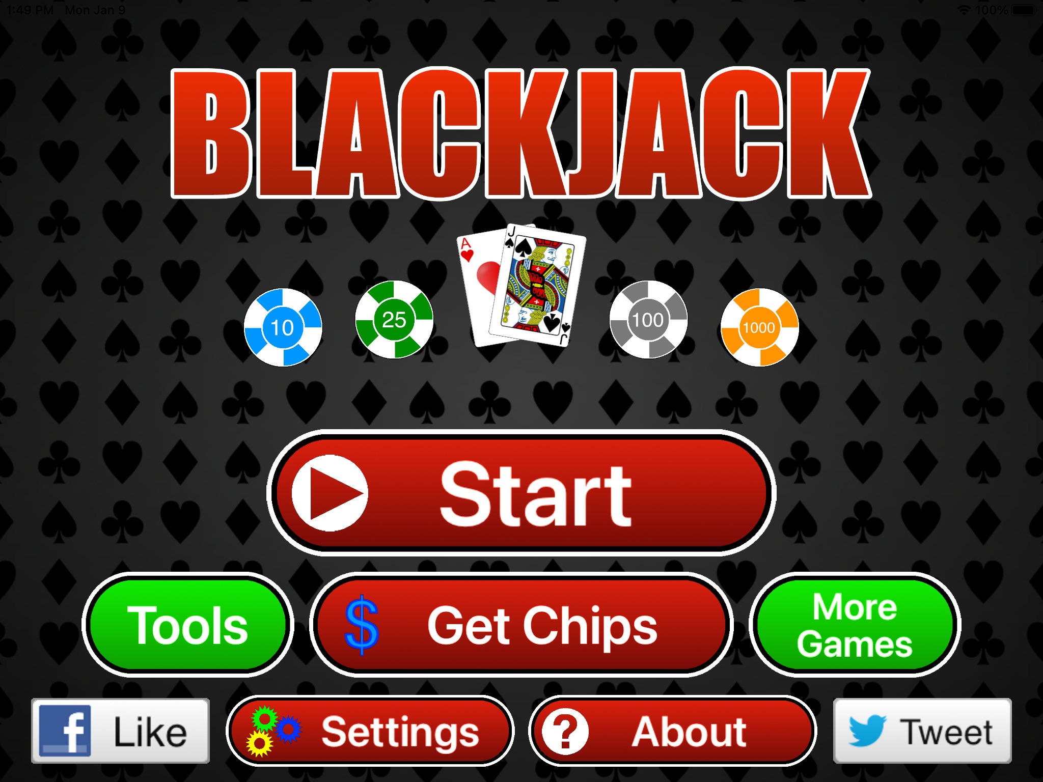 Blackjack - Gambling Simulator screenshot 3