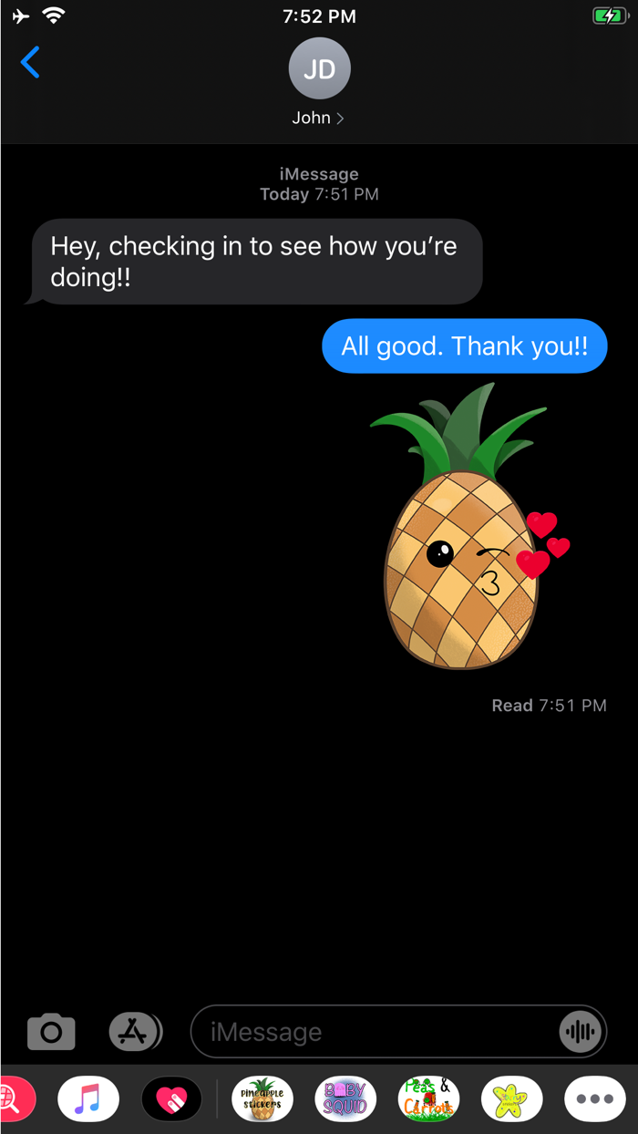 Pineapple Stickers Pack