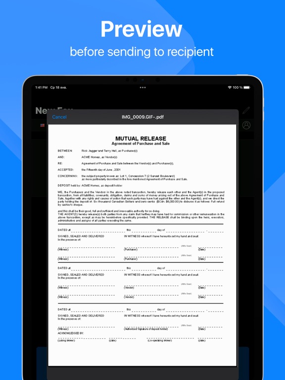 Fax for iPhone - Send Faxing screenshot 4