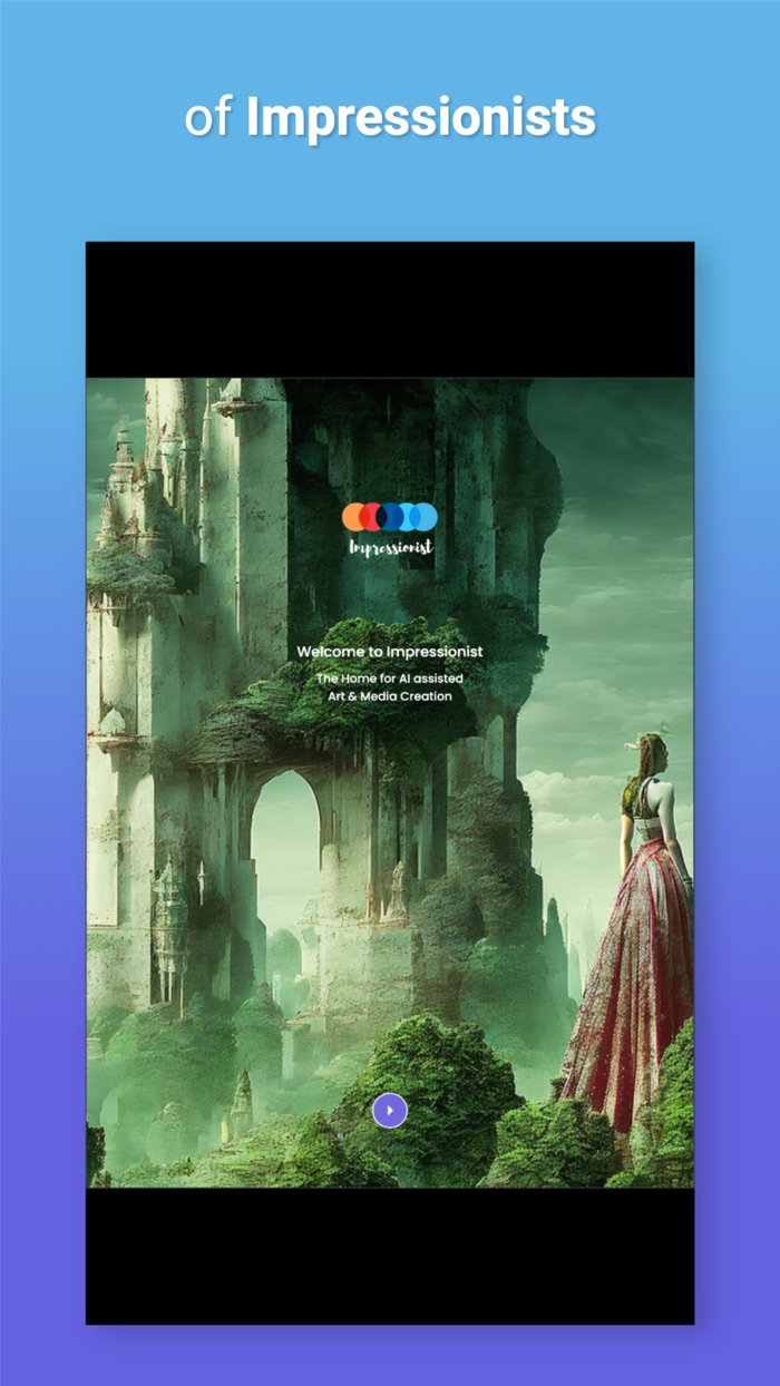 Impressionist AI Art  Design