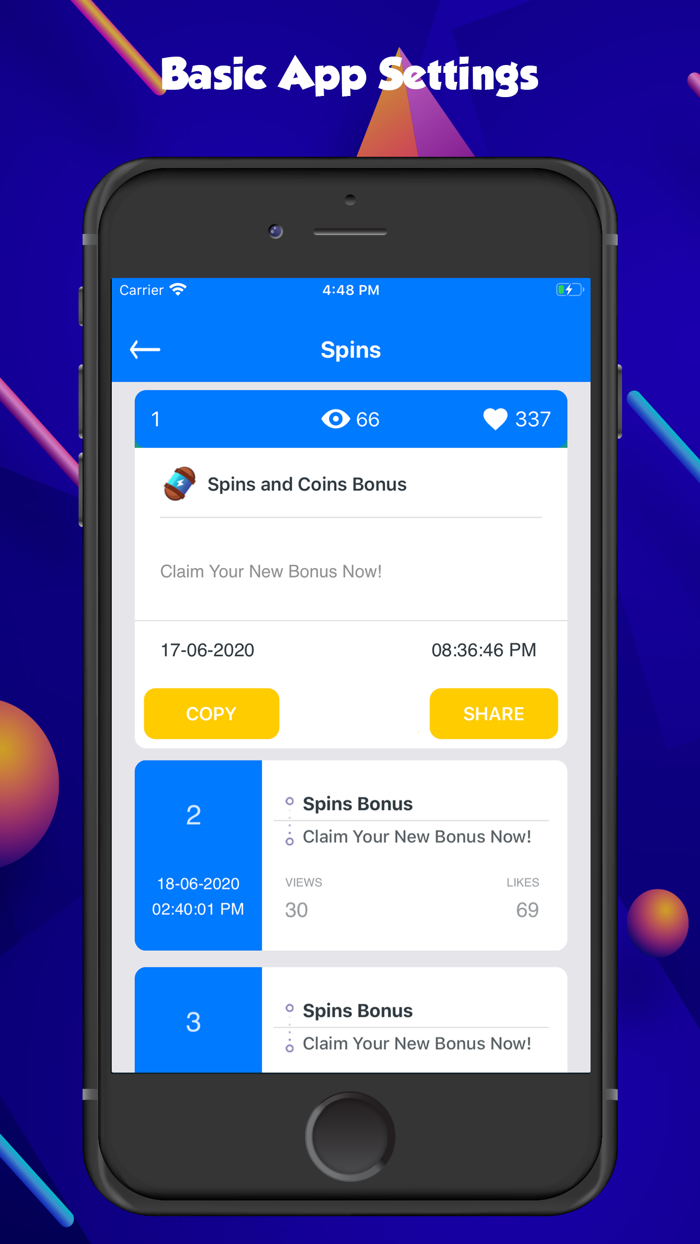 CM Rewards Spins and Coins