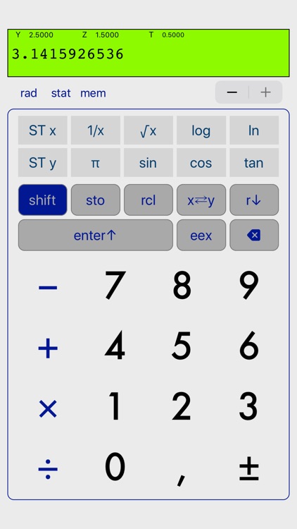 Linear regression RPN calc