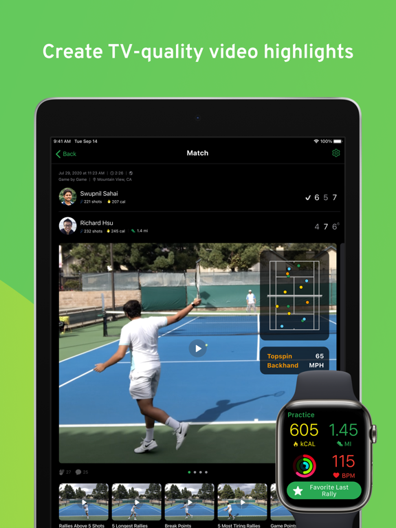 SwingVision: A.I. Tennis App screenshot 3