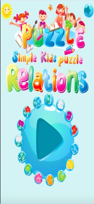 Simple Kids Puzzle Relations!