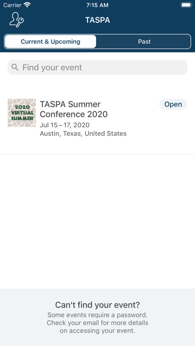 TASPA Conference screenshot 2