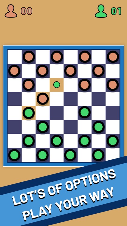 American Checkers Board game screenshot-4