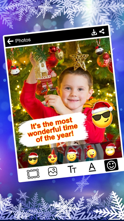 Christmas Photo Frame & Wishes screenshot-4