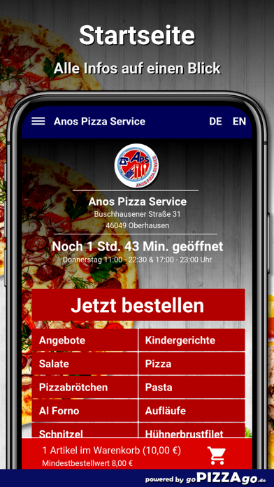 Anos Pizza Service Oberhausen screenshot 3