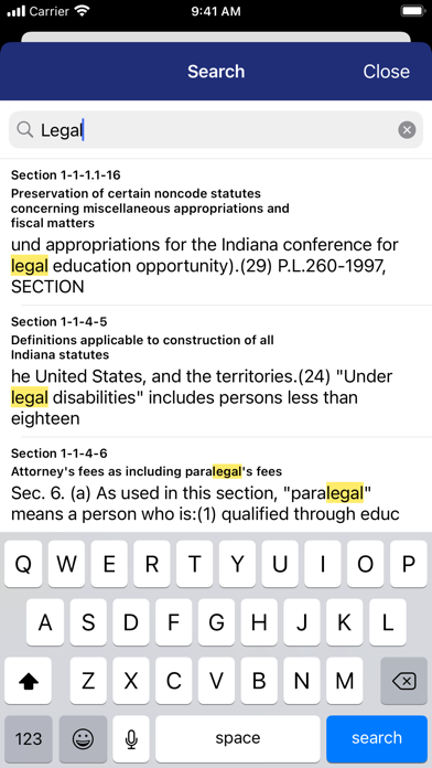 Indiana Code by PocketLaw screenshot 4