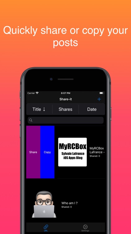 Share-it - App for bloggers screenshot-4