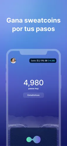 Screenshot 2 Sweatcoin: contador de pasos iphone