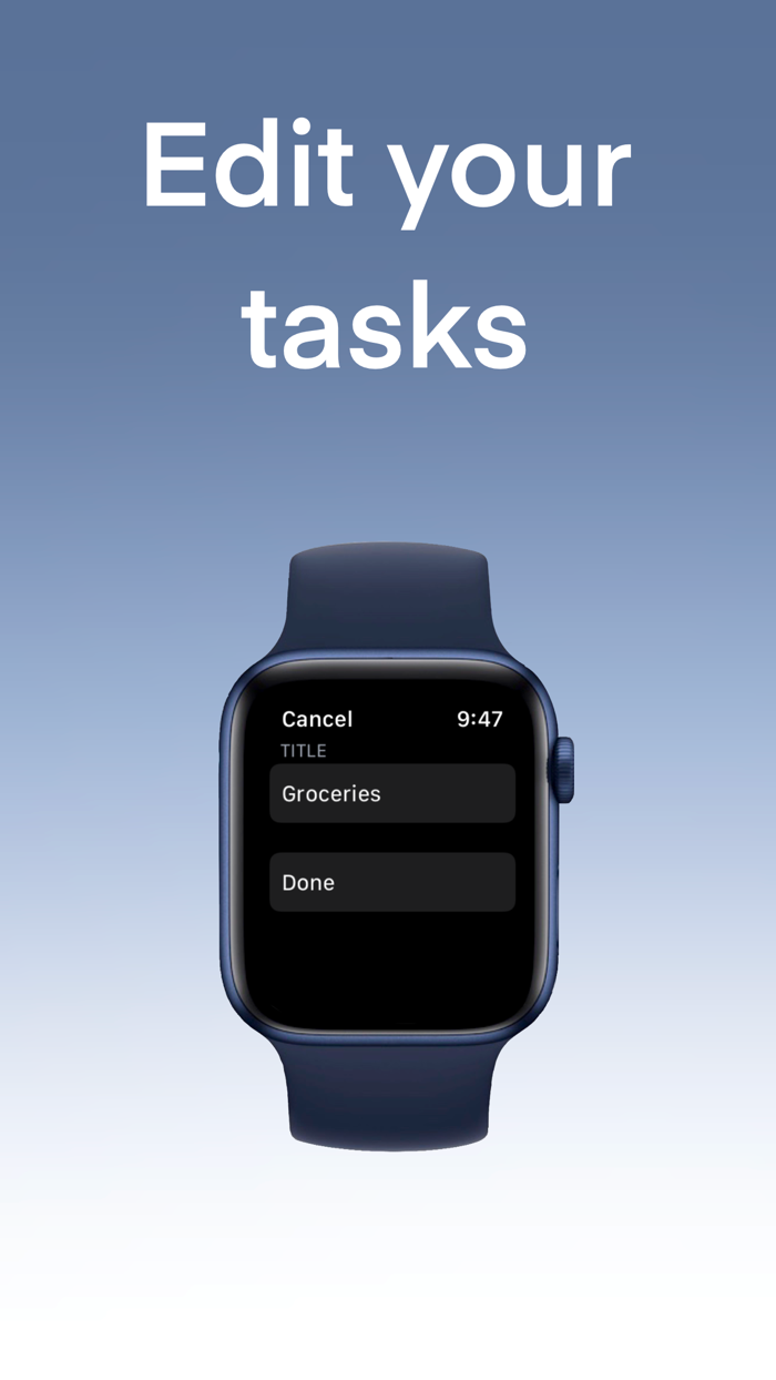 ScrollTask - Watch To-Do List