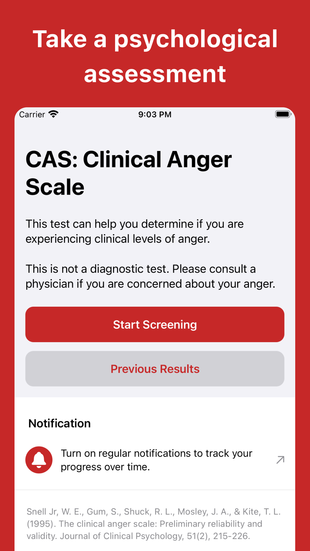 Anger test