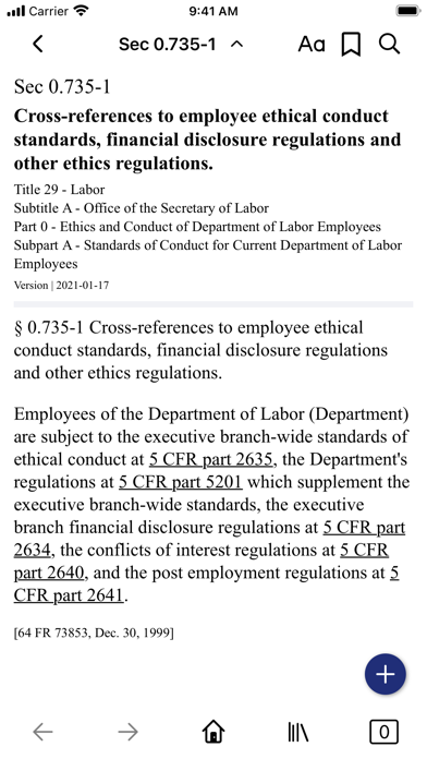 CFR 29 - Labor screenshot 2