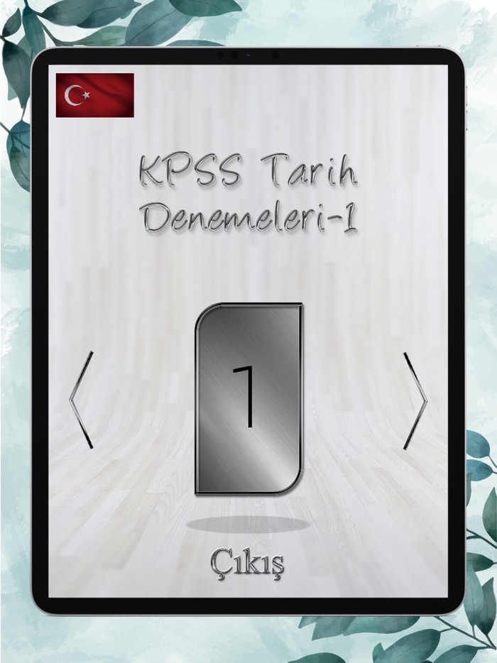 KPSS Tarih Platin Denemeleri 1