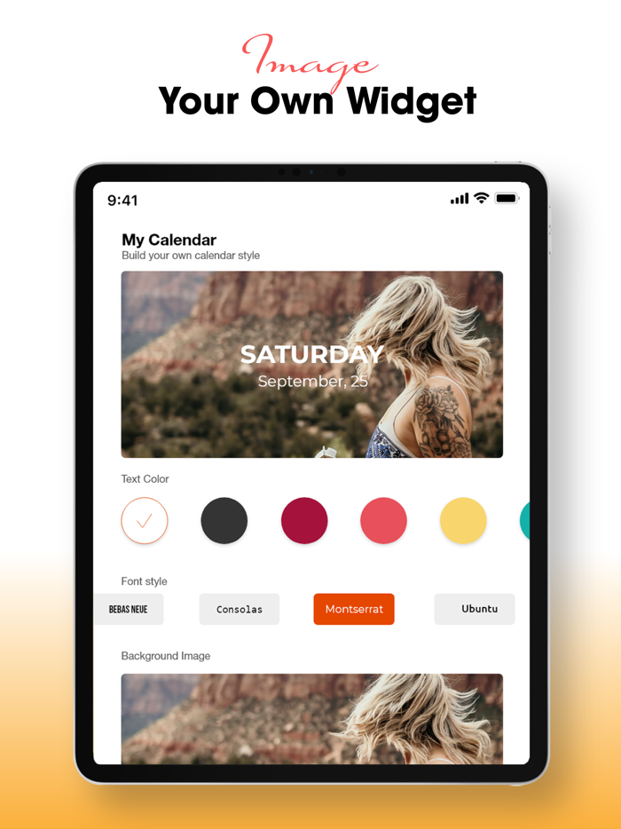 Aesthetic Calendar Widget