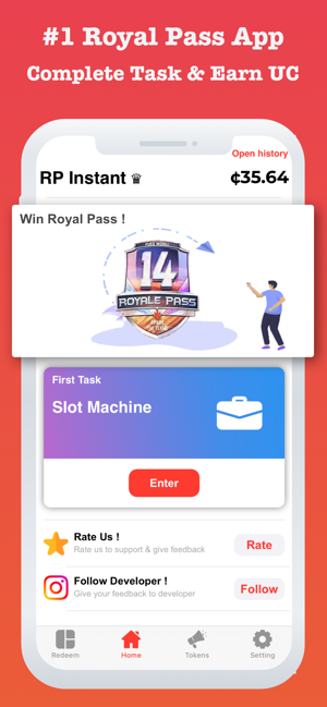 Royal Pass Instant - Earn UC