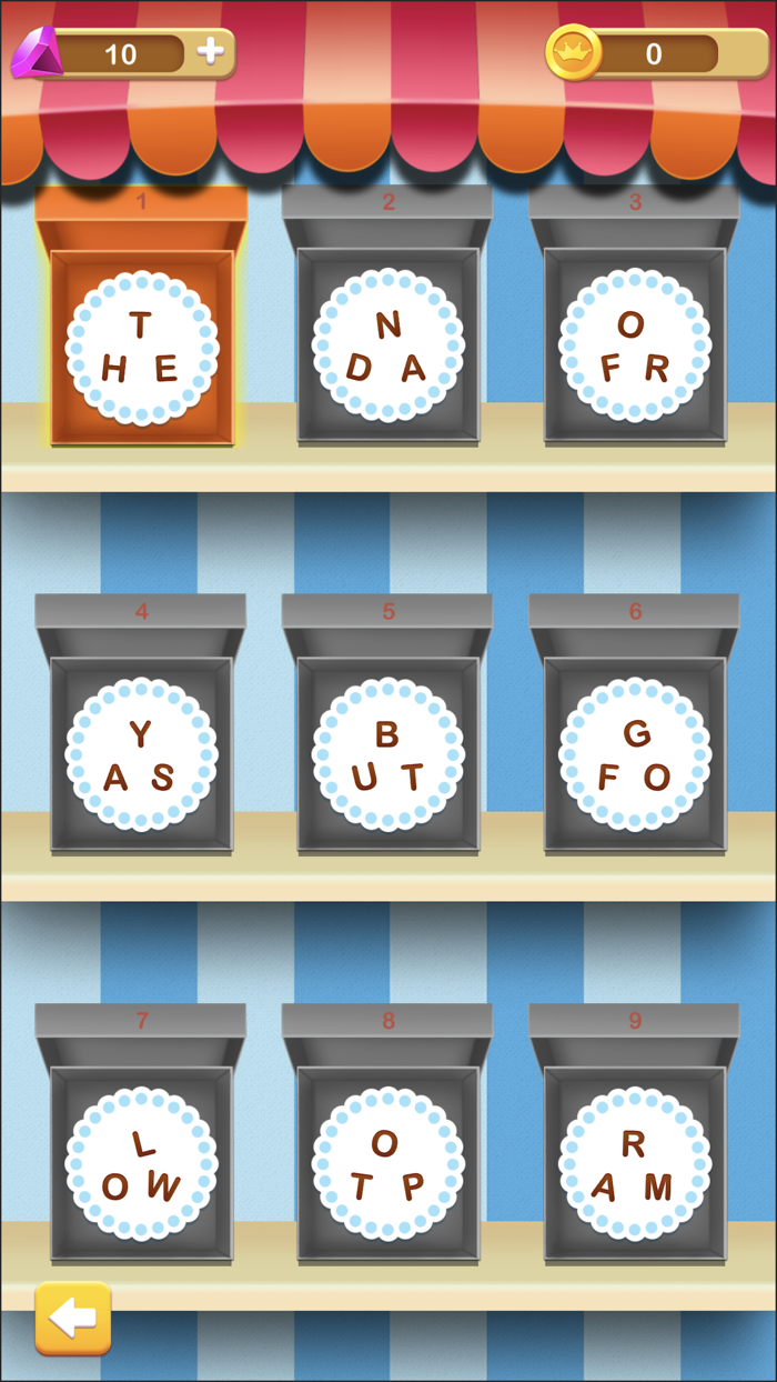 Cross Word-Tasty Food