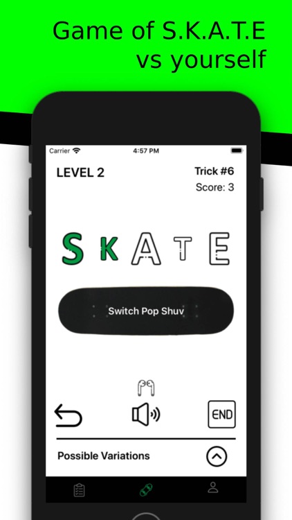 The SKATE App - Game of SKATE