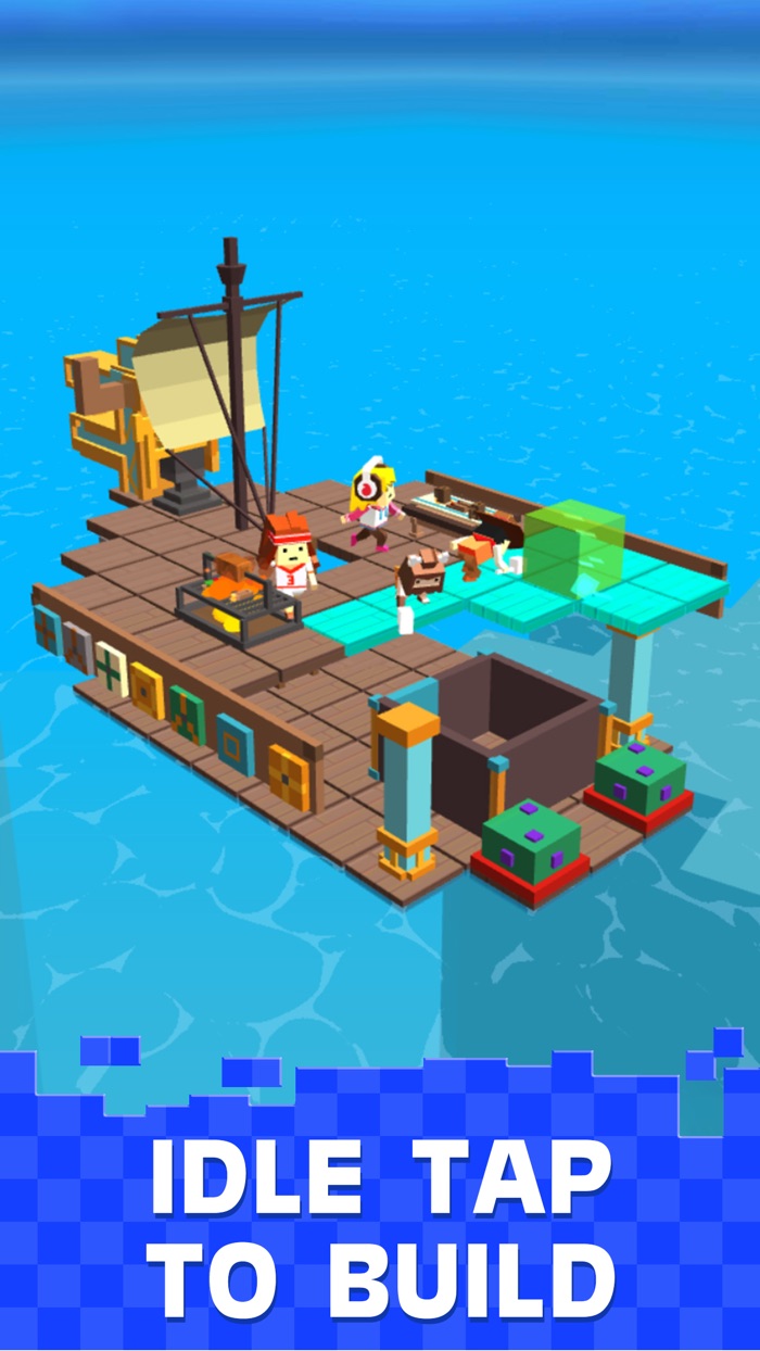 Idle Rafts Sea Tycoon