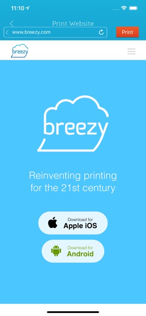 Breezy Print On The App Store