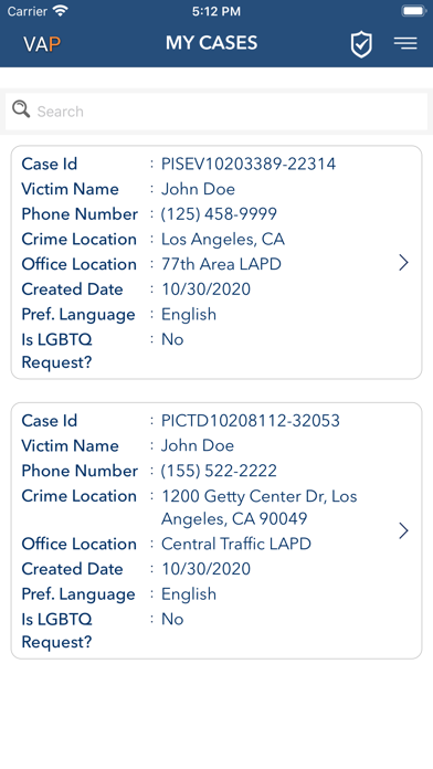 Victim Assistance Program screenshot 4