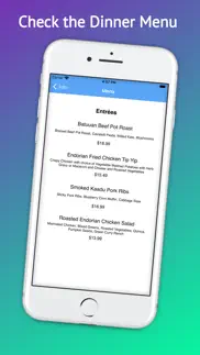 dining menu for disney world iphone screenshot 3