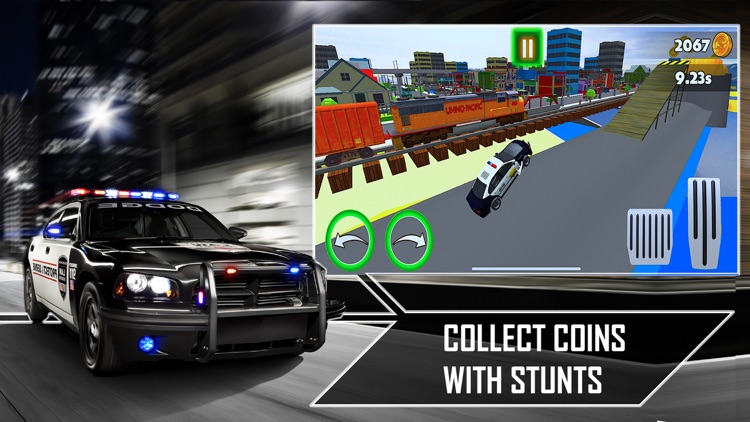 Police Car Stunts: Mega Ramp screenshot-6