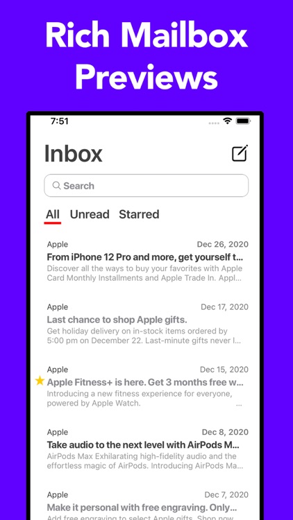 Mail App for Yahoo