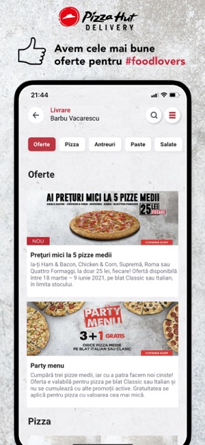 Pizza Hut Delivery Romania In App Store